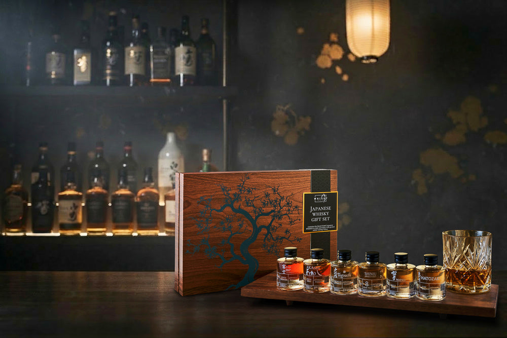 Whisky With Us Japanese Whisky Tasting Set – 6 Premium Miniature Japan