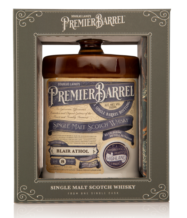 Critique du whisky écossais single malt Blair Athol 8 ans (Douglas Laing Premier Barrel)