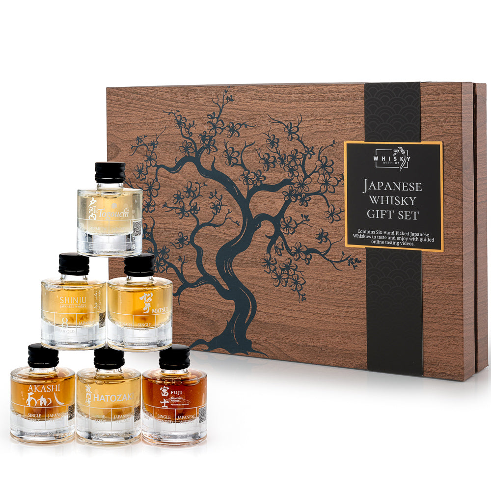 Whisky With Us Japanese Whisky Tasting Set – 6 Premium Miniature Japan