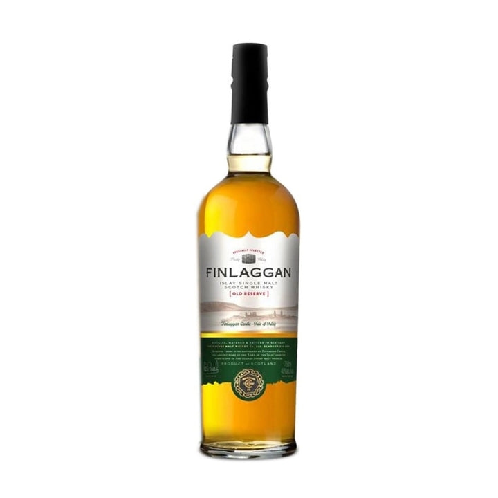 Finlaggan Old Reserve peated Islay single malt Scotch whisky bottle