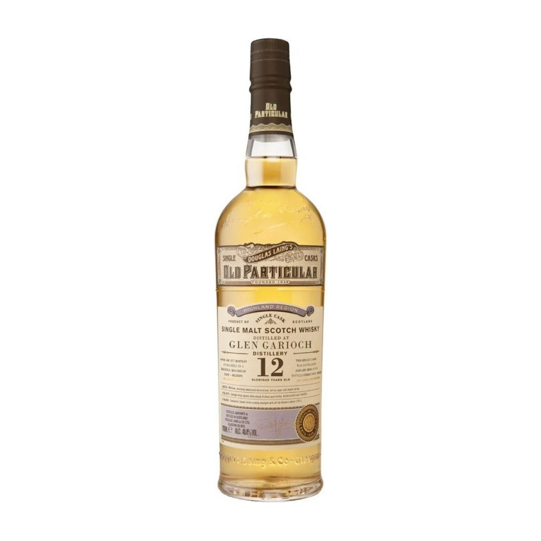 Glen Garioch 12 Year Old 2010 Old Particular Single Cask DL15592 single malt Scotch whisky bottle