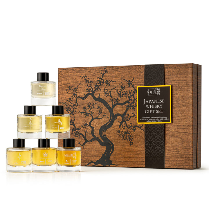 Japanese Whisky Gift Set – 6 Premium Japanese Whiskies with Guided Tasting Videos