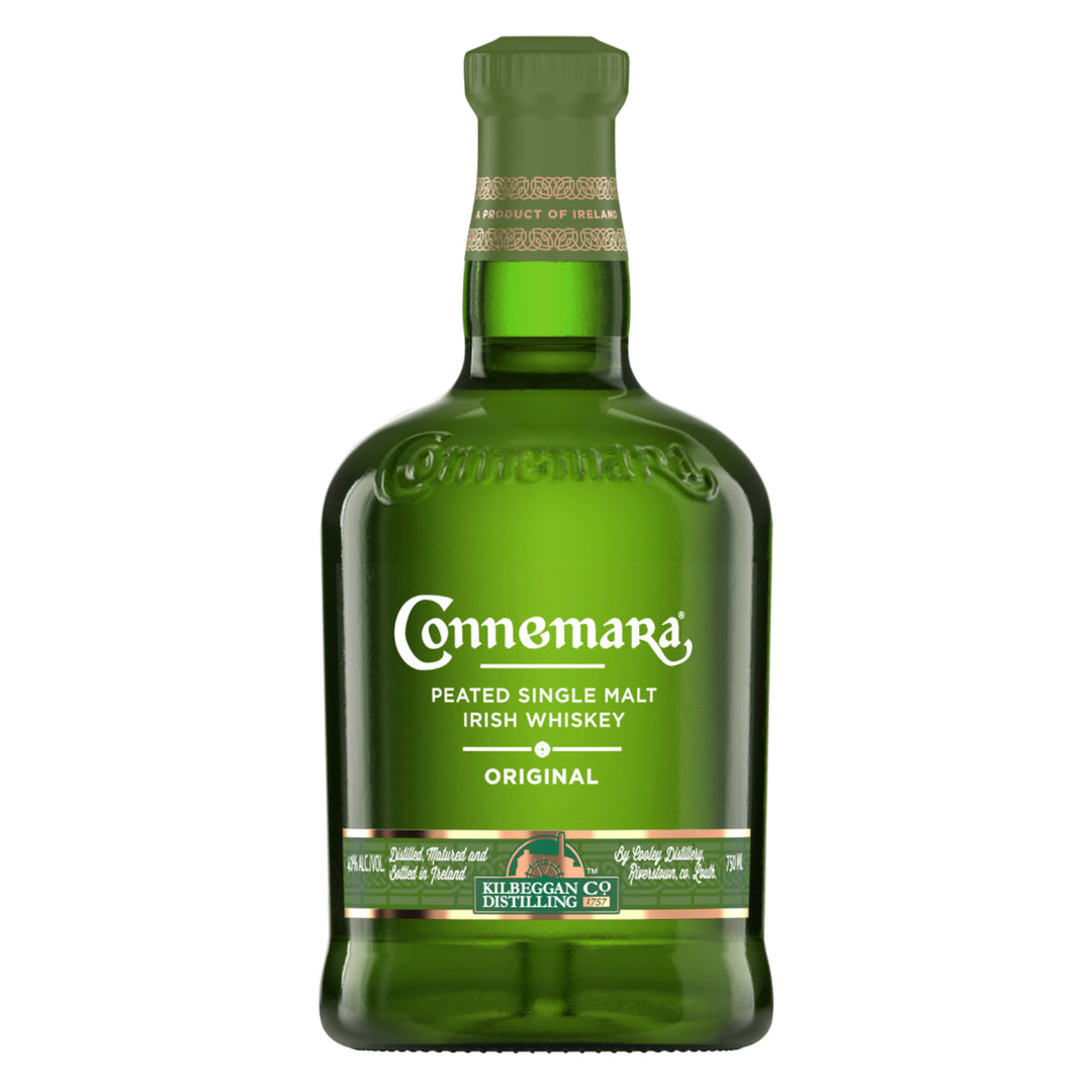 Connemara Original peated single malt Irish whiskey bottle