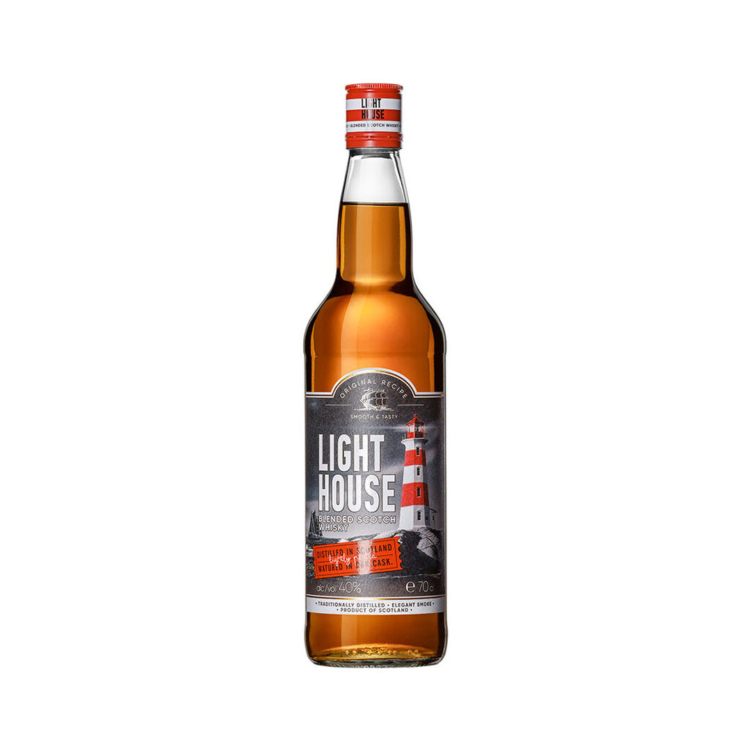 Lighthouse Lightly Peated Blended Scotch Whisky bottle