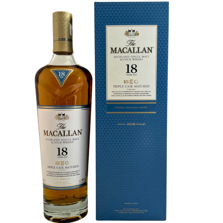 Macallan 18 Year Old Triple Cask Annual 2018 Release 70cl 43% ABV