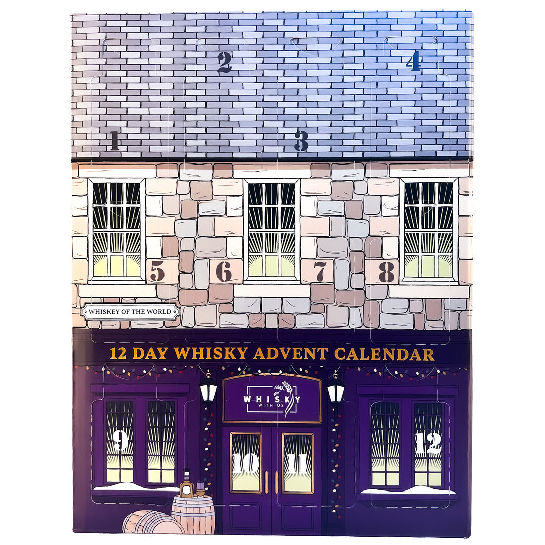 12 Day Whiskey Advent Calendar.  Scotch|American|Irish Whiskies with Tasting Videos