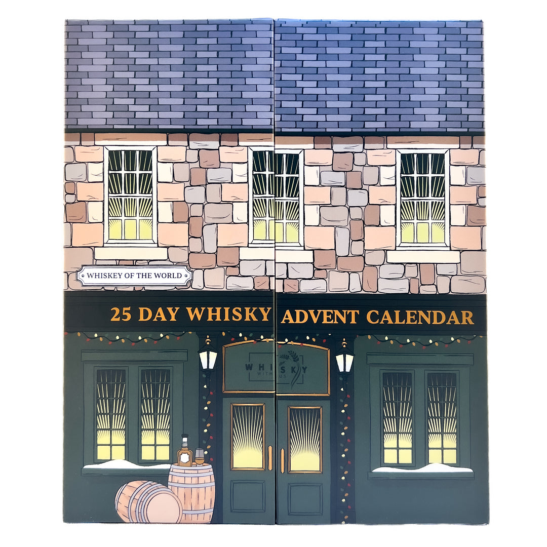 25 Day Whiskey Advent Calendar. Whisky From Round the World. Scotch|Japanese|USA|World Whisky Includes Glass Bauble &amp; Online Tasting Videos