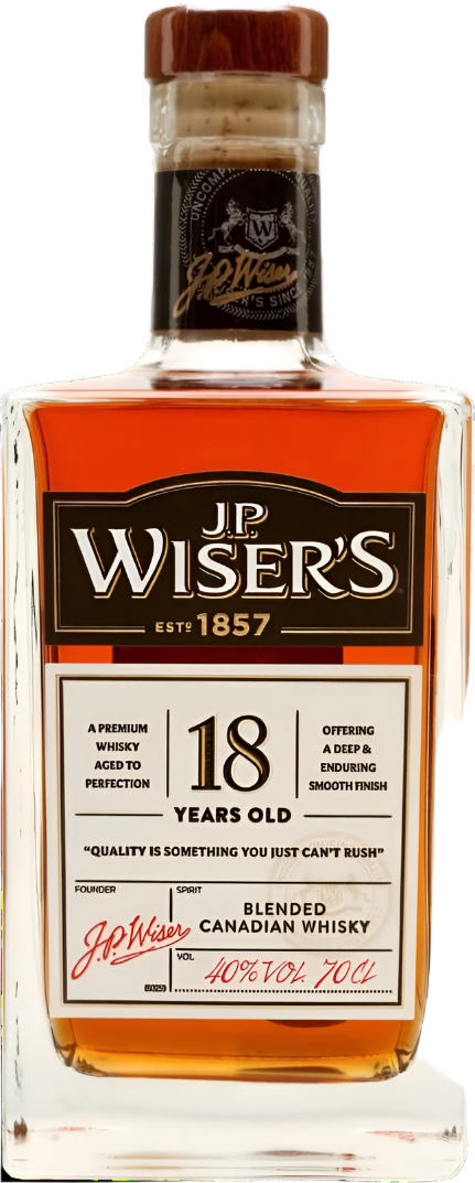 Avis sur le whisky canadien JP Wisers 18 ans