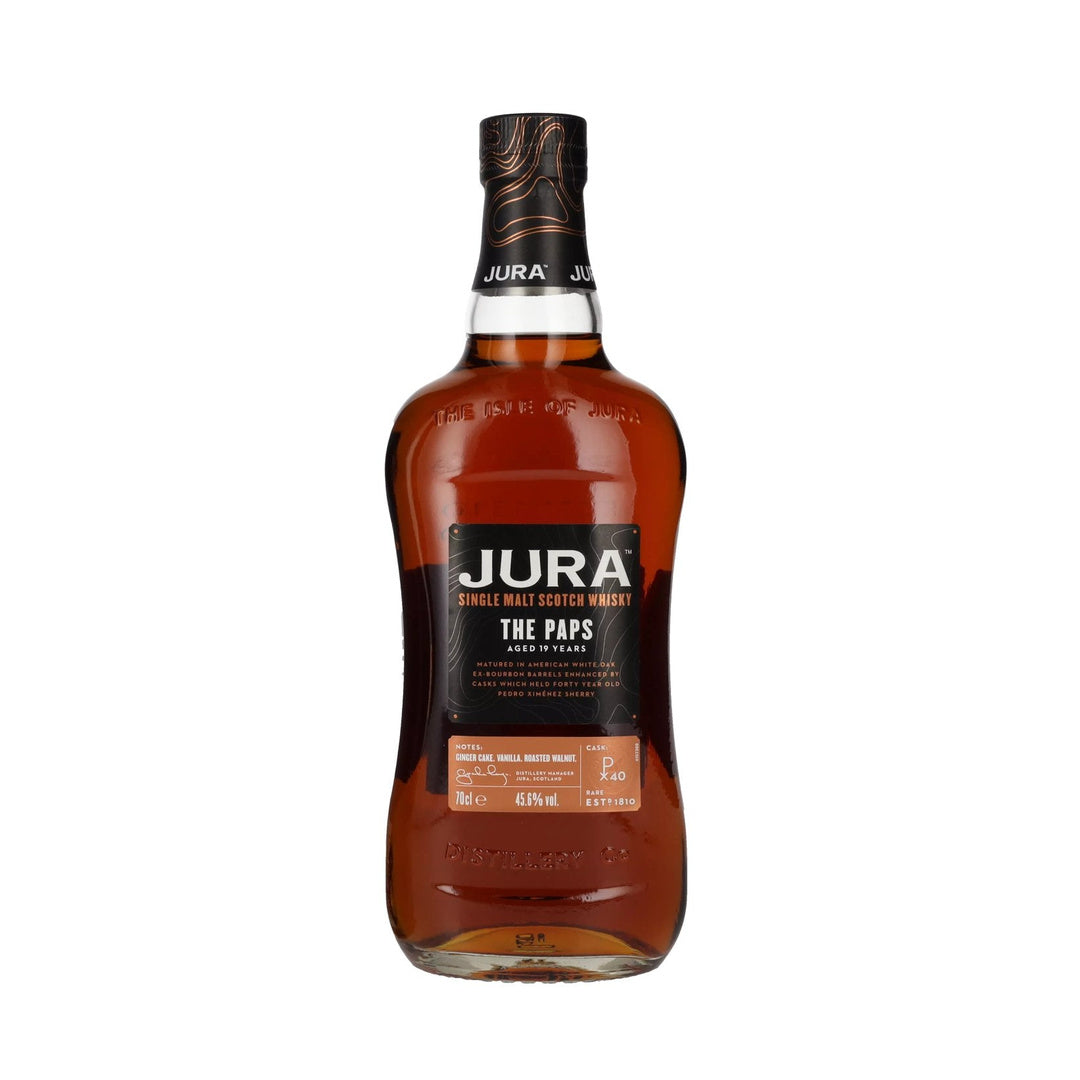 Jura The Paps 19 Year Old single malt Scotch whisky bottle