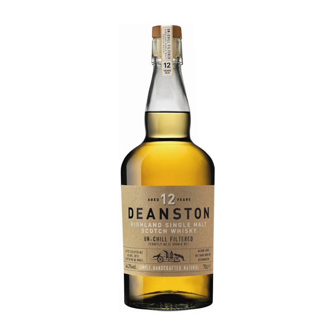 Deanston 12 Year Old Highland Single Malt Scotch Whisky bottle