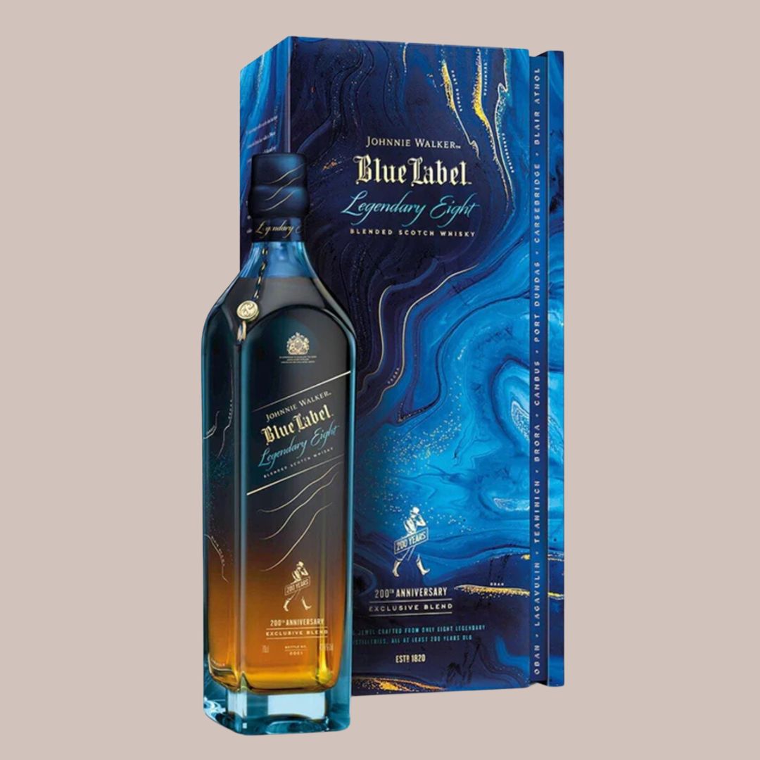Revue du whisky écossais Johnnie Walker Blue Label Legendary Eight