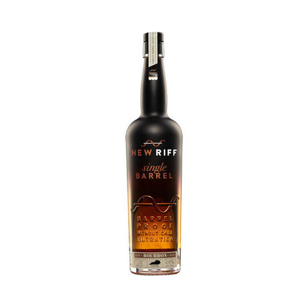 New Riff Single Barrel Kentucky Straight Bourbon Whiskey bottle