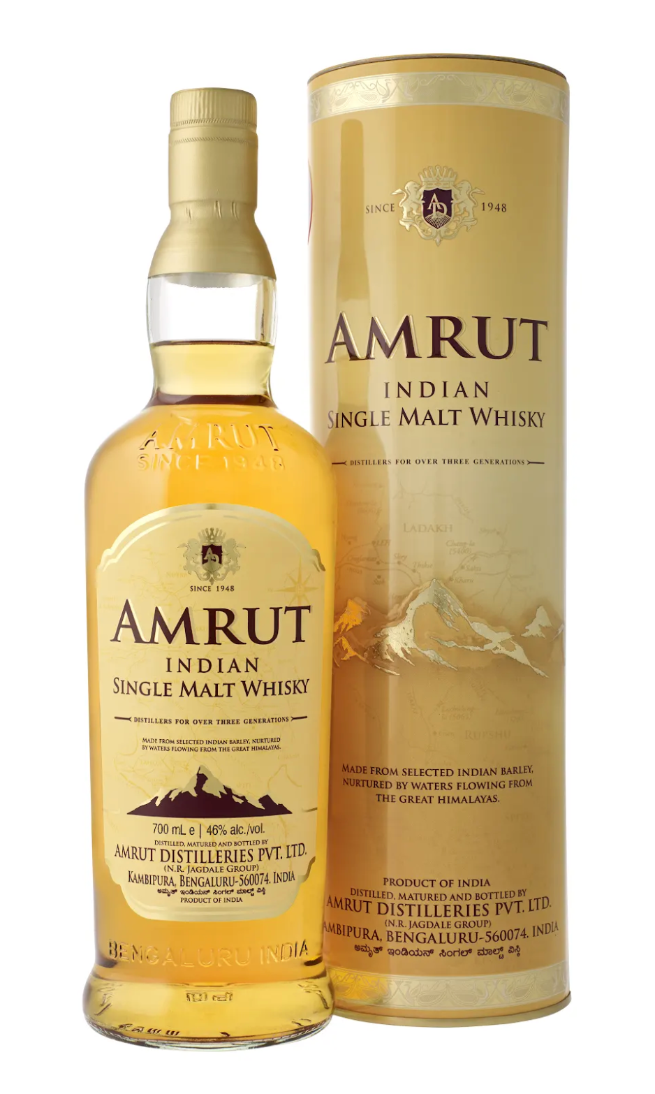 Avis sur le whisky indien single malt Amrut