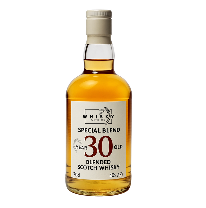 Whisky With Us - 30 Year Old Blended Scotch Whisky - a review