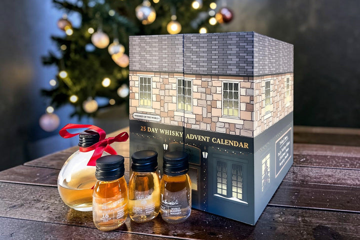 25 Day Whiskey Advent Calendar. Whisky From Round the World. Scotch|Japanese|USA|World Whisky Includes Glass Bauble &amp; Online Tasting Videos