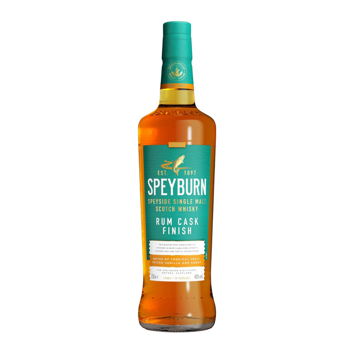Speyburn Rum Cask Finish Speyside Single Malt Scotch Whisky bottle