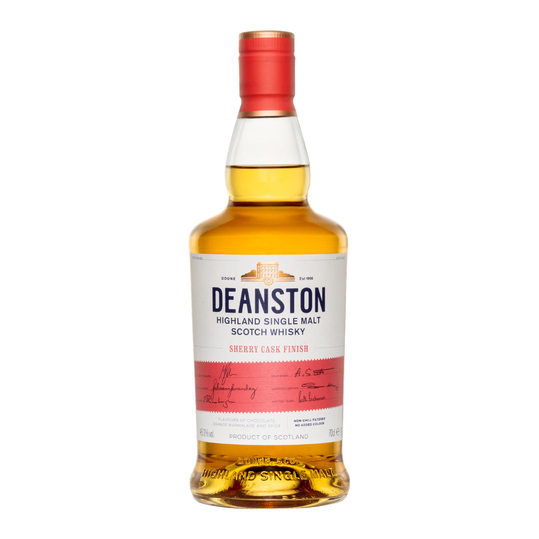 Deanston Sherry Cask Finish Highland Single Malt Scotch Whisky bottle