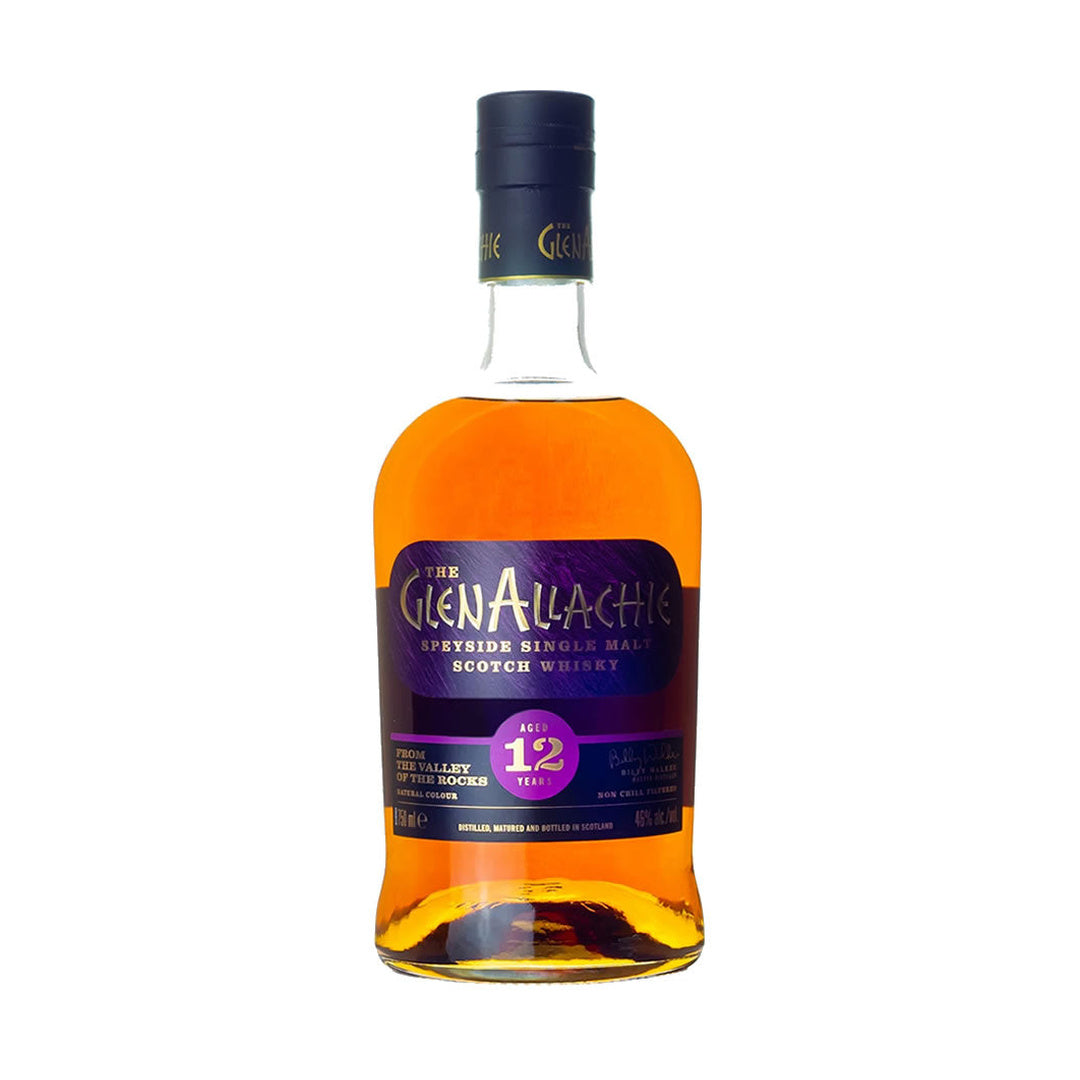 The GlenAllachie 12 Year Old Speyside Single Malt Scotch Whisky bottle