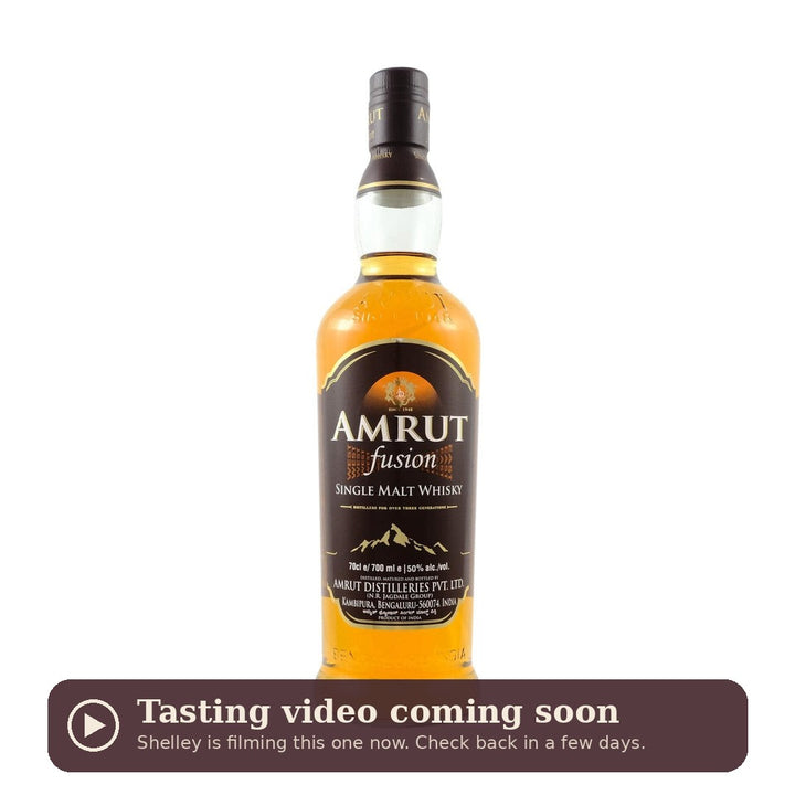 Amrut Fusion, tasting video coming soon