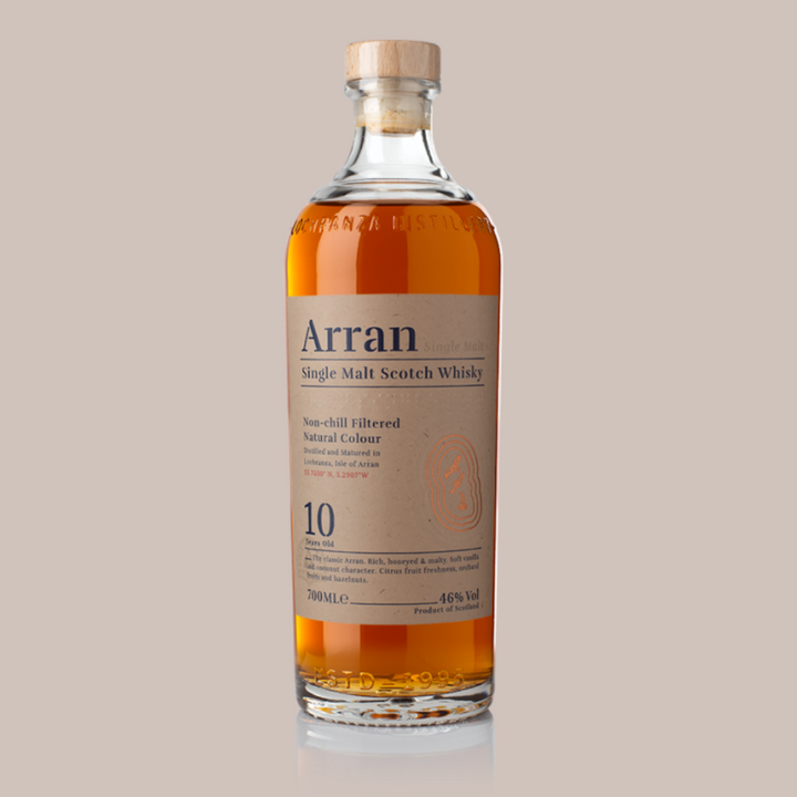 Revue du whisky écossais single malt Arran 10 ans