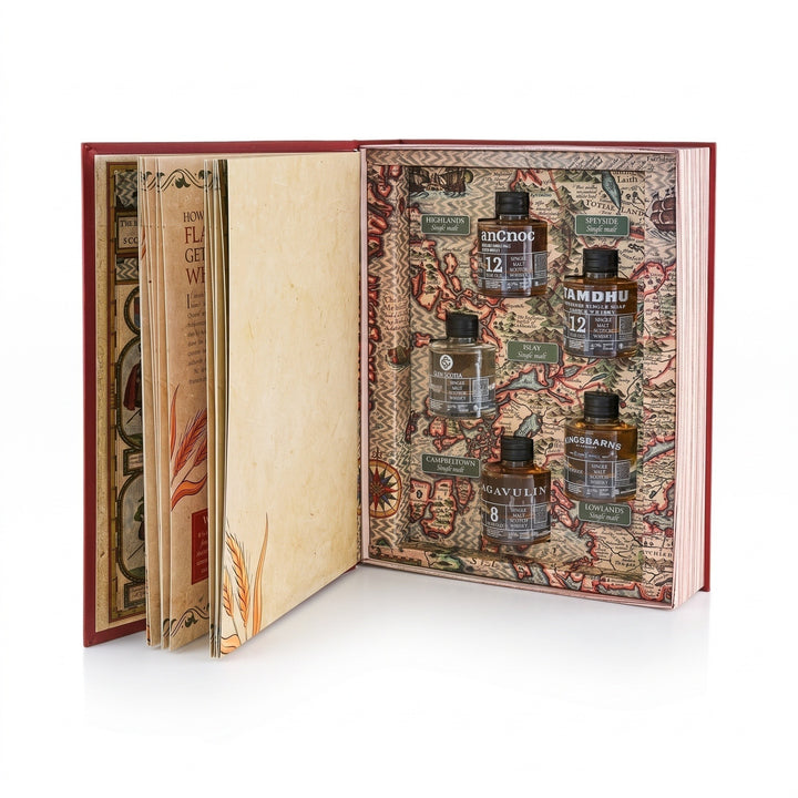 The Book of Scotch – Single Malt Whisky Gift &amp; Tasting Set