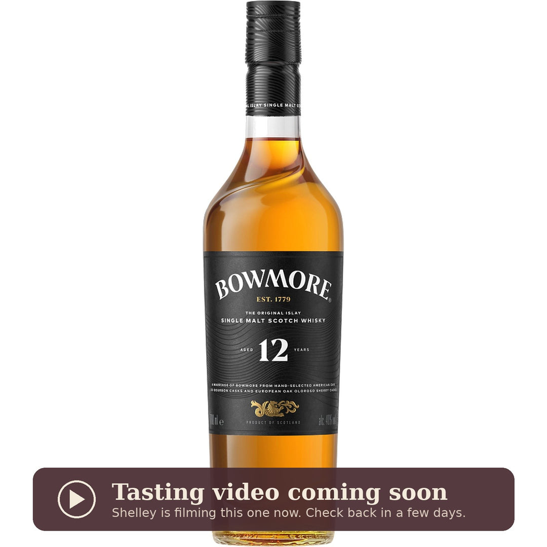 Bowmore 12 Year Old, tasting video coming soon