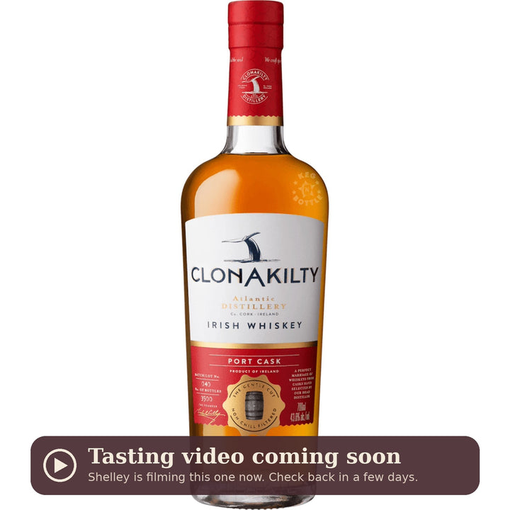 Clonakilty Port Cask, tasting video coming soon