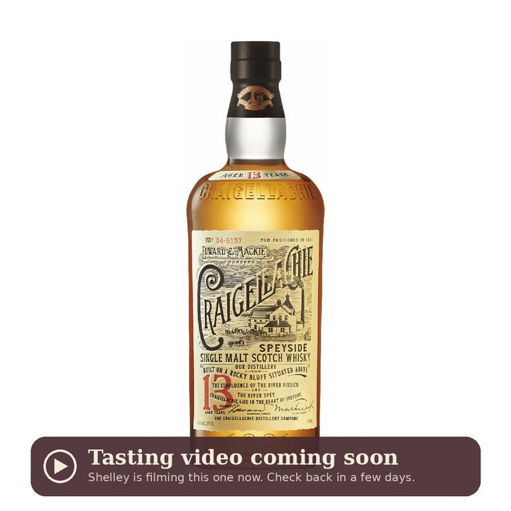 Craigellachie 13 Year Old, tasting video coming soon