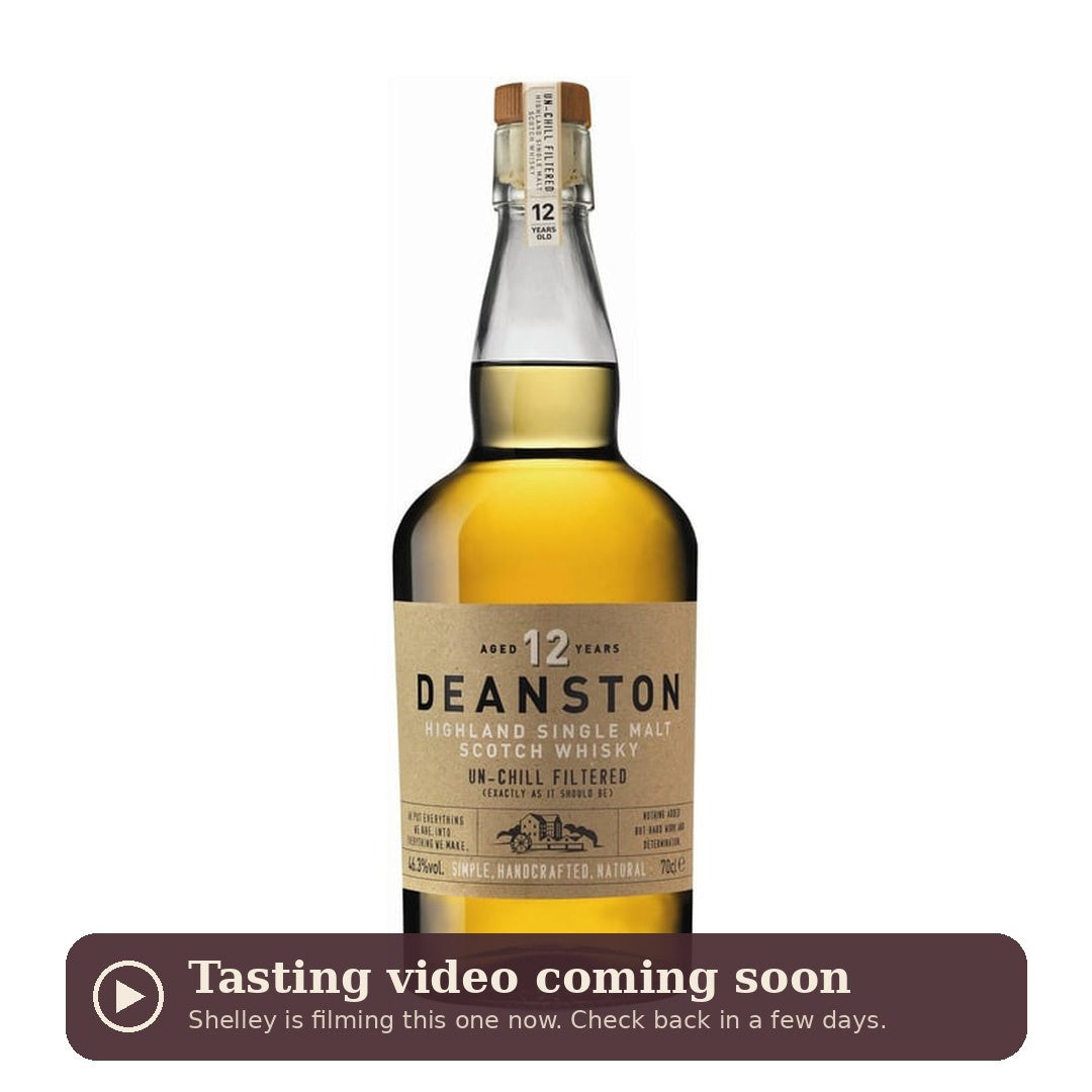 Deanston 12 Year Old, tasting video coming soon