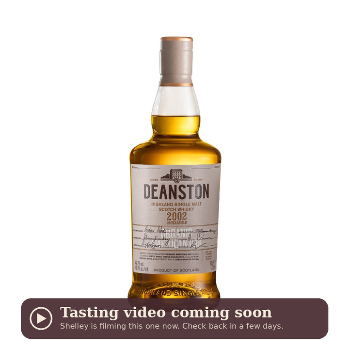 Deanston 20 Year Old Organic 2002, tasting video coming soon