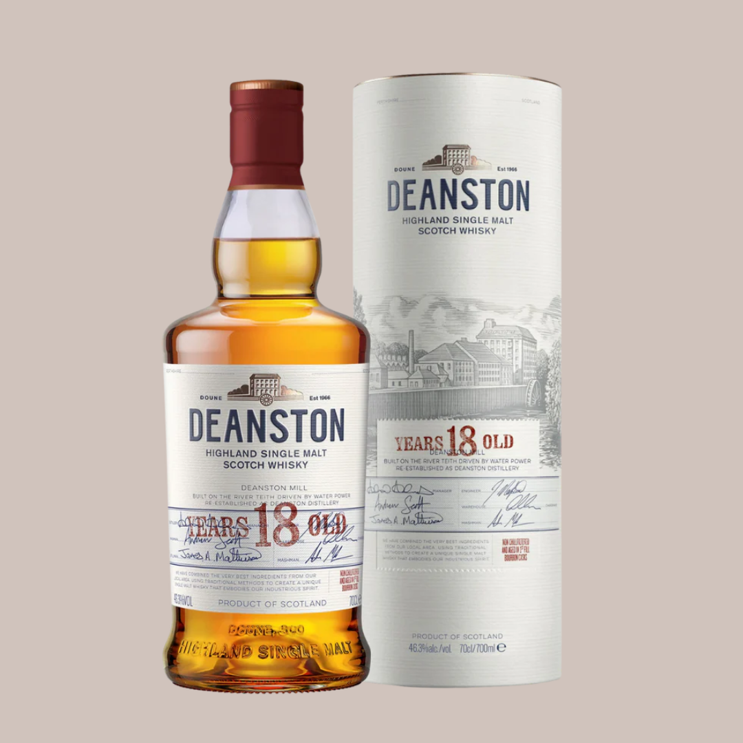 Évaluation du whisky écossais single malt Deanston 18 ans