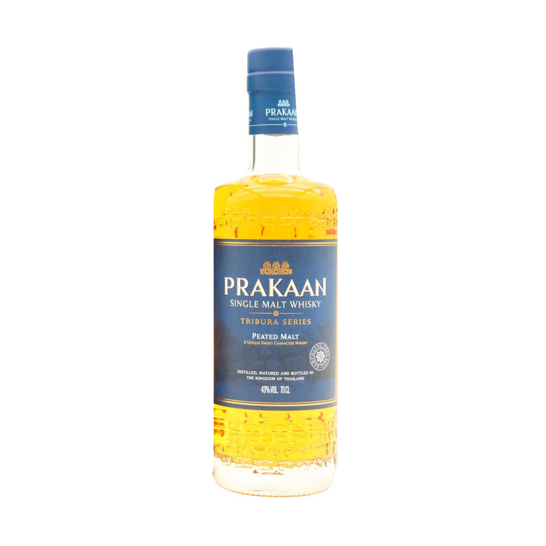 Prakaan Tribura Series Peated Malt Thai single malt whisky bottle