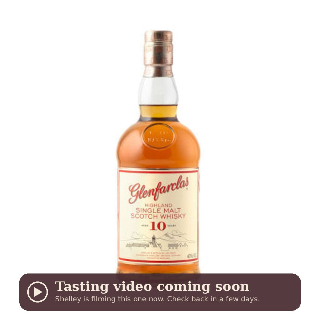 Glenfarclas 10 Year Old, tasting video coming soon