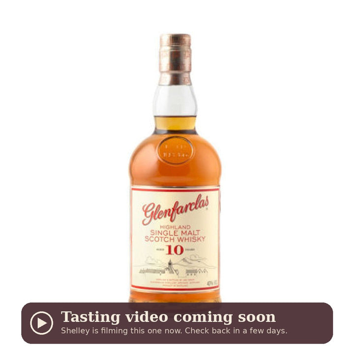 Glenfarclas 10 Year Old, tasting video coming soon