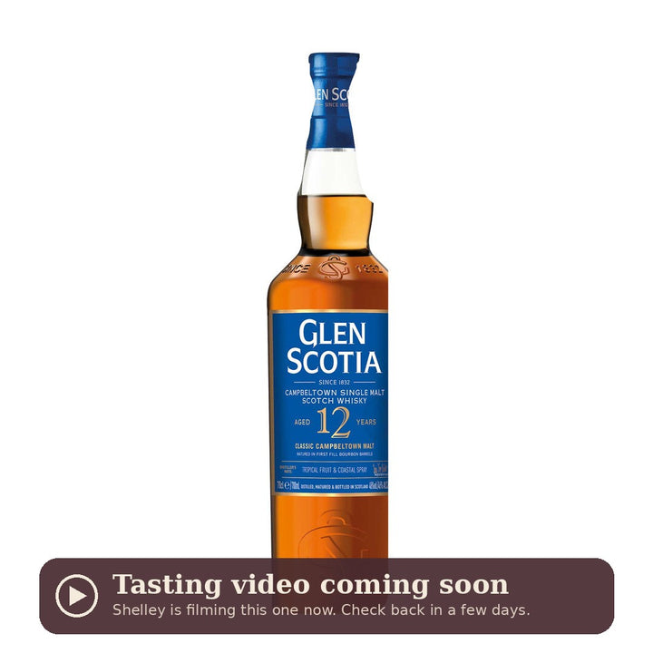 Glen Scotia 12 Year Old, tasting video coming soon