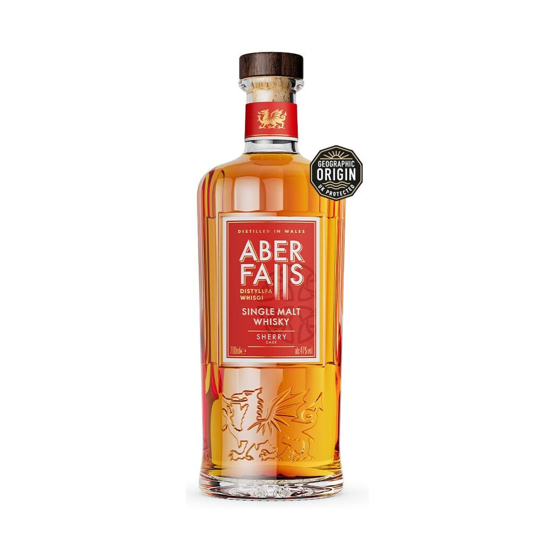 Aber Falls Single Malt Welsh Whisky Sherry Cask 47% bottle
