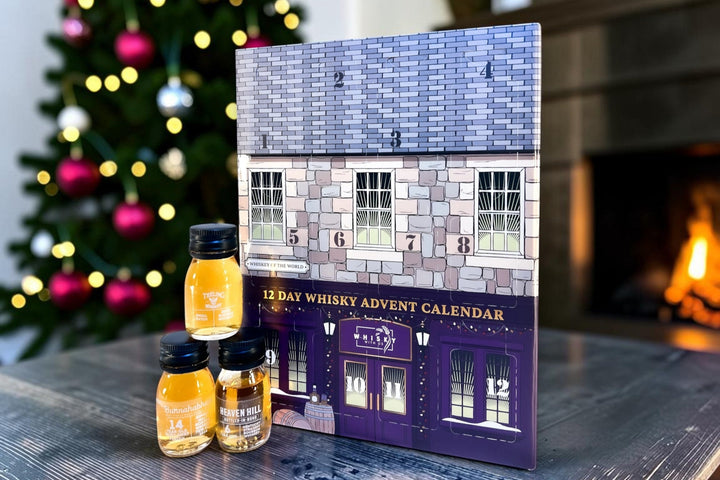 12 Day Whiskey Advent Calendar.  Scotch|American|Irish Whiskies with Tasting Videos