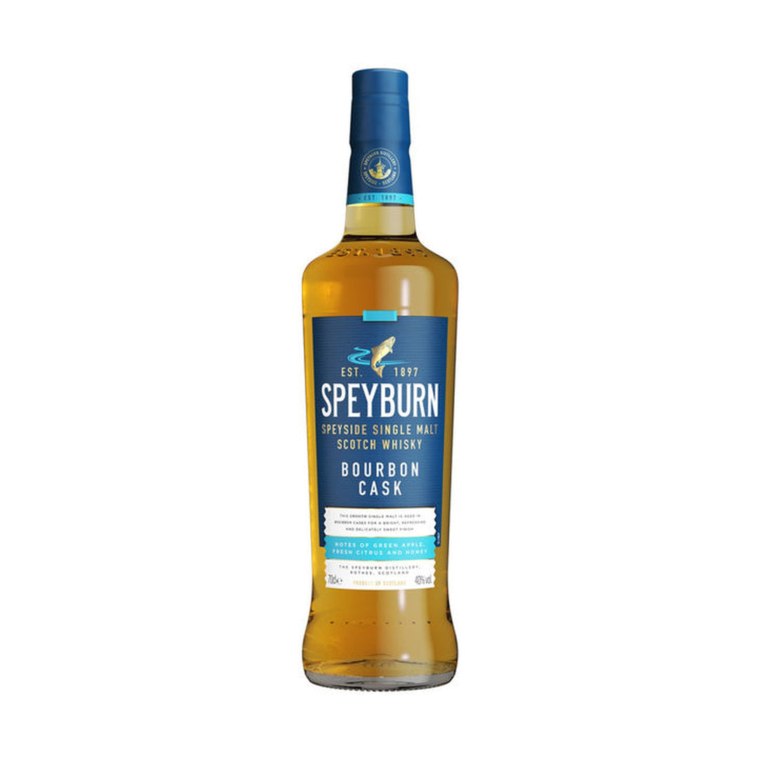 Speyburn Bourbon Cask Speyside single malt Scotch whisky bottle