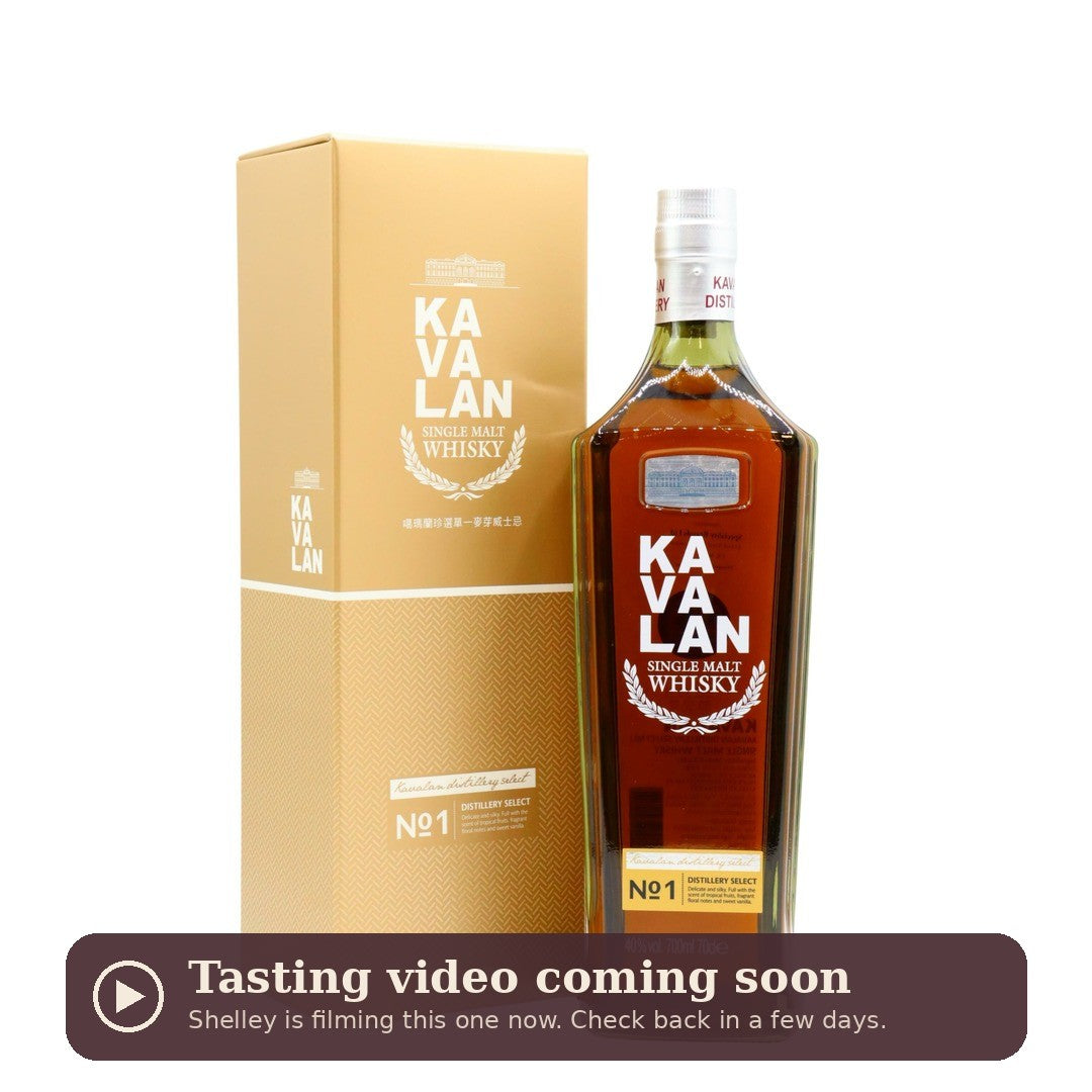 Kavalan Distillery Select, tasting video coming soon