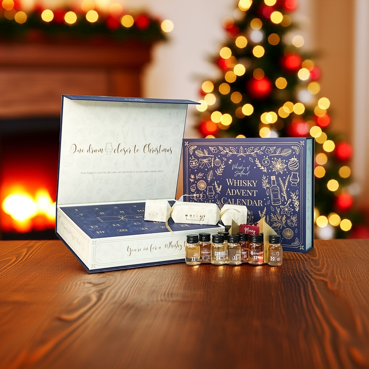 25 Day Scotch Whisky Advent Calendar. Includes Christmas Cracker for Day 25 & Tasting Videos