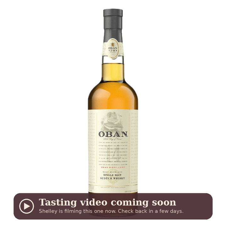 Oban 14 Year Old, tasting video coming soon