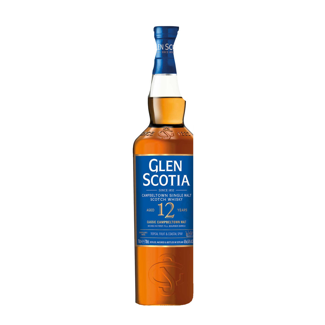 Glen Scotia 12 Year Old Campbeltown single malt Scotch whisky bottle