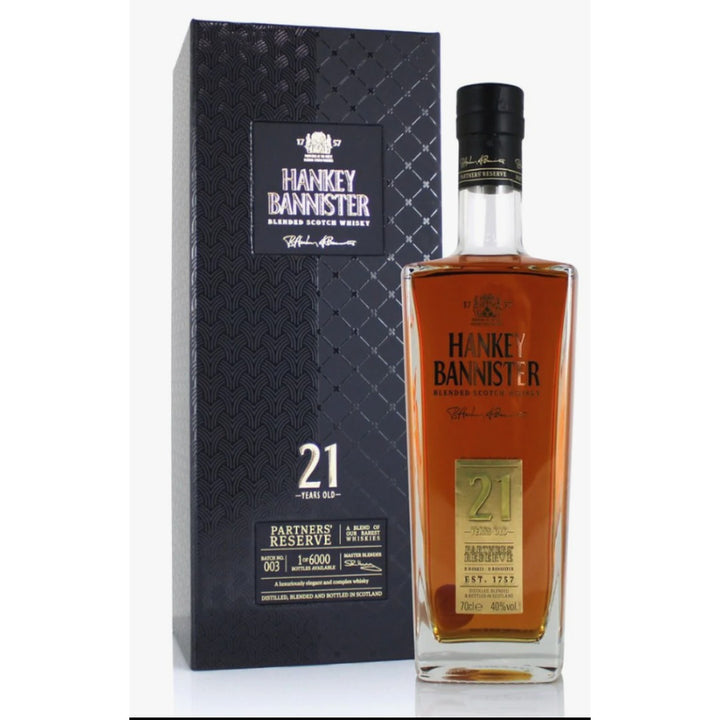 Test du whisky écossais mélangé Hankey Bannister 21 ans