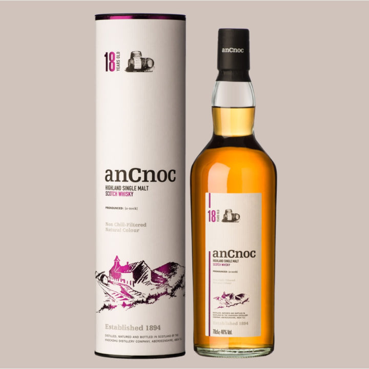Revue du whisky écossais single malt Ancnoc 18 ans
