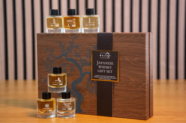 Whisky With Us Japanese Whisky Tasting Set – 6 Premium Miniature Japan