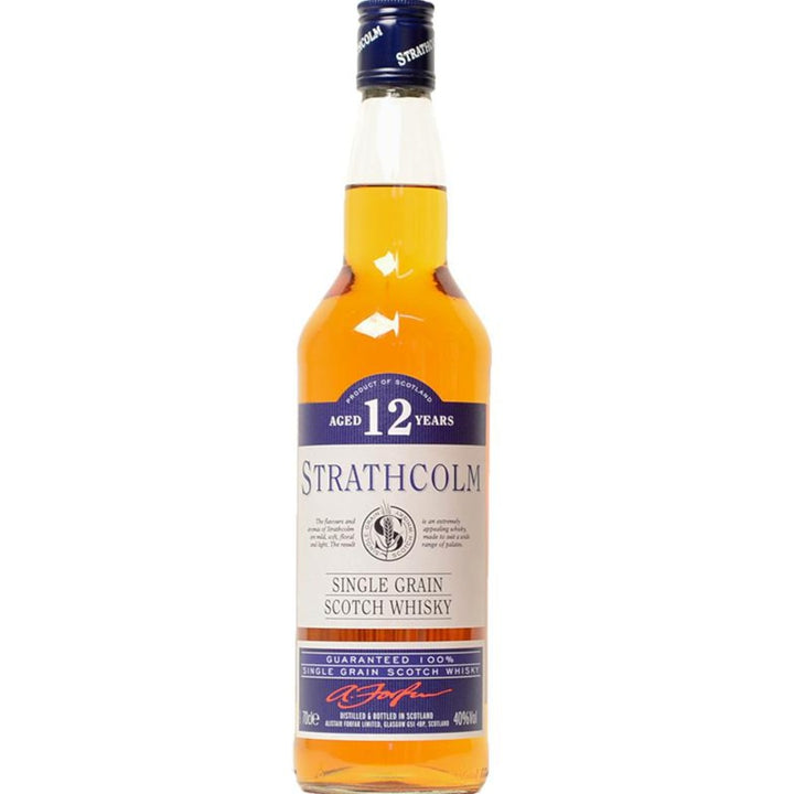 Revue du whisky écossais single grain Strathcolm 12 ans