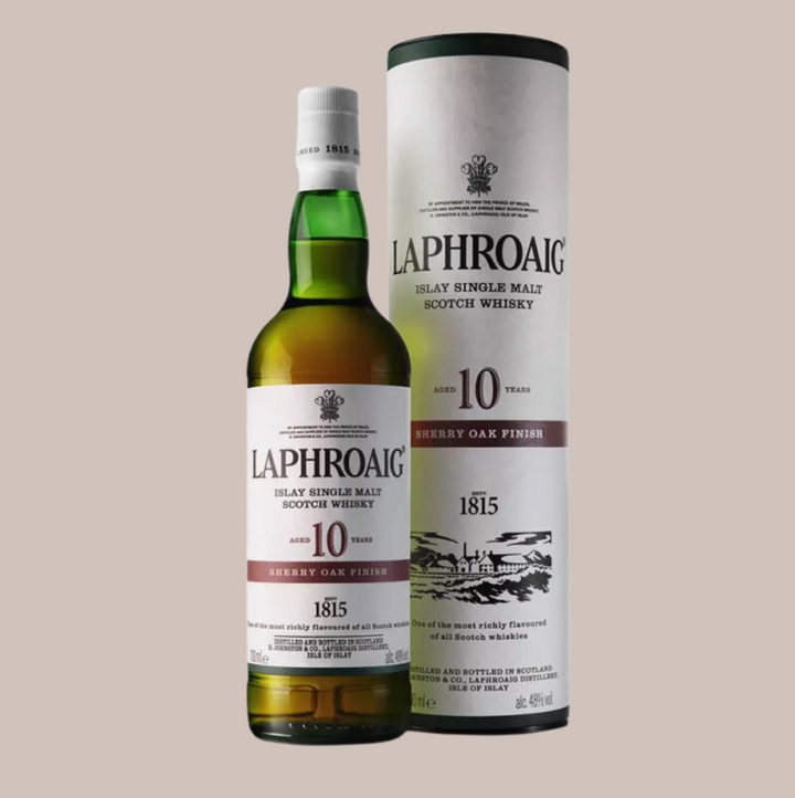 Avis sur le whisky écossais single malt Laphroaig 10 ans d'âge en fût de sherry