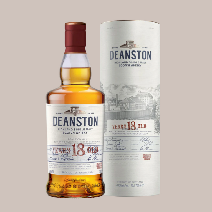 Évaluation du whisky écossais single malt Deanston 18 ans