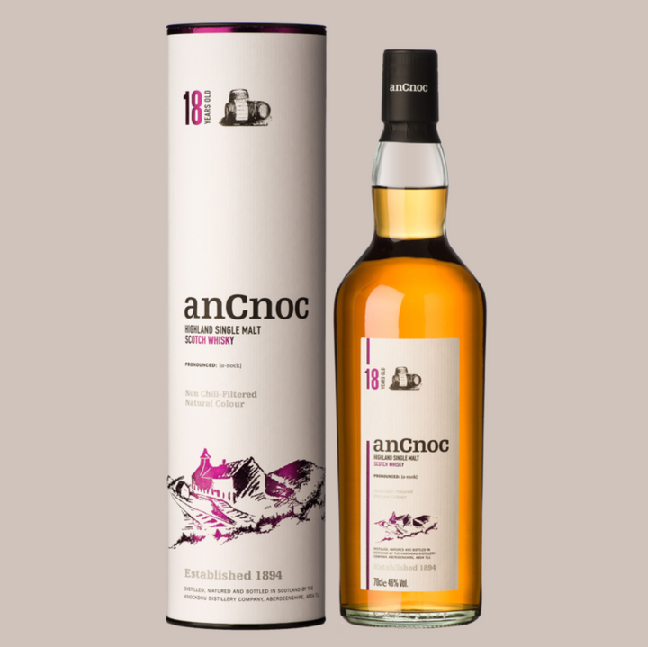 Revue du whisky écossais single malt Ancnoc 18 ans