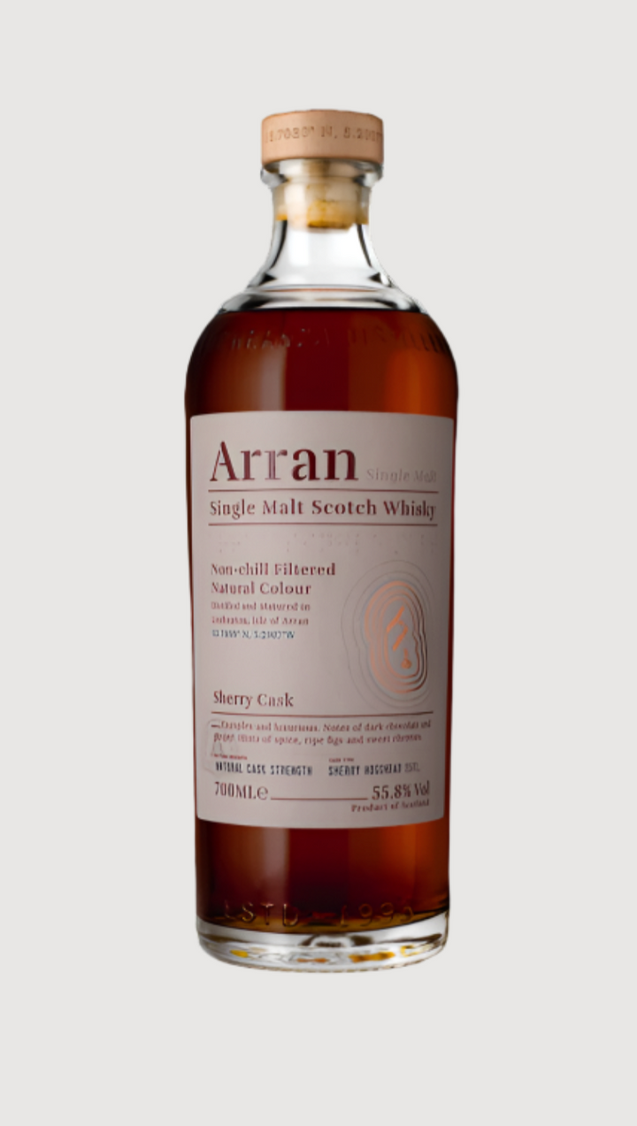 Revue du whisky écossais single malt Arran Bodega Sherry Cask 